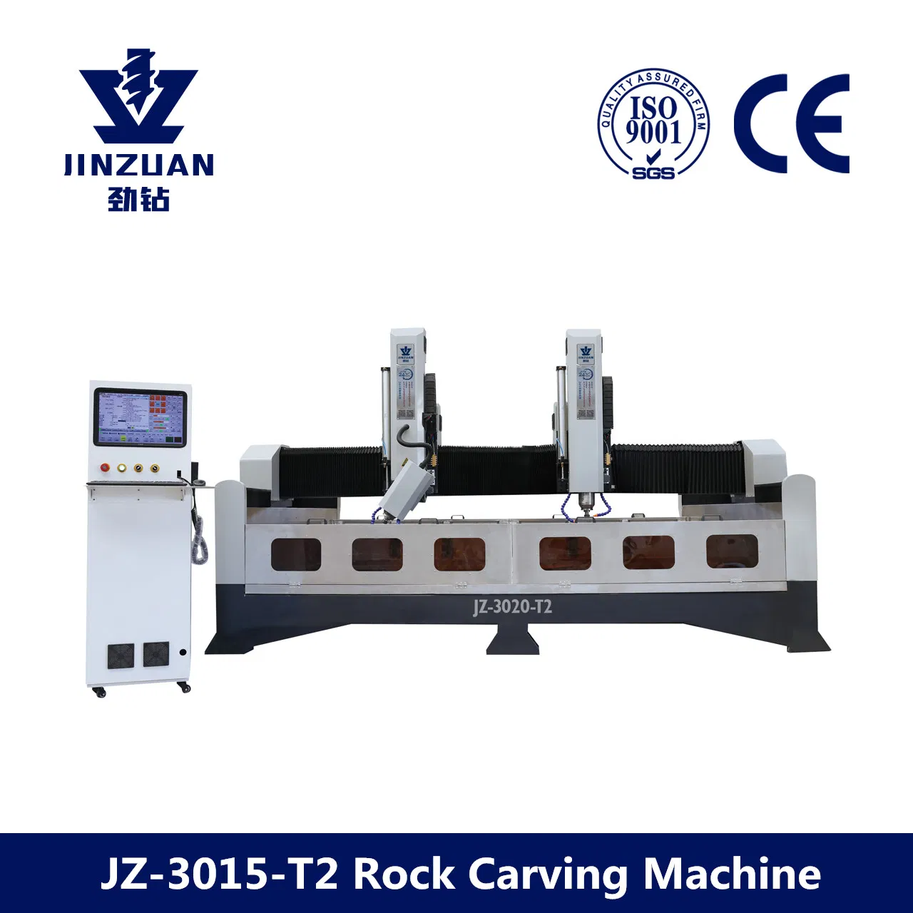 Chinese Quality 4 Axis CNC Rocking Carving Machine Router for Pillar Cap (3015FB-2D)
