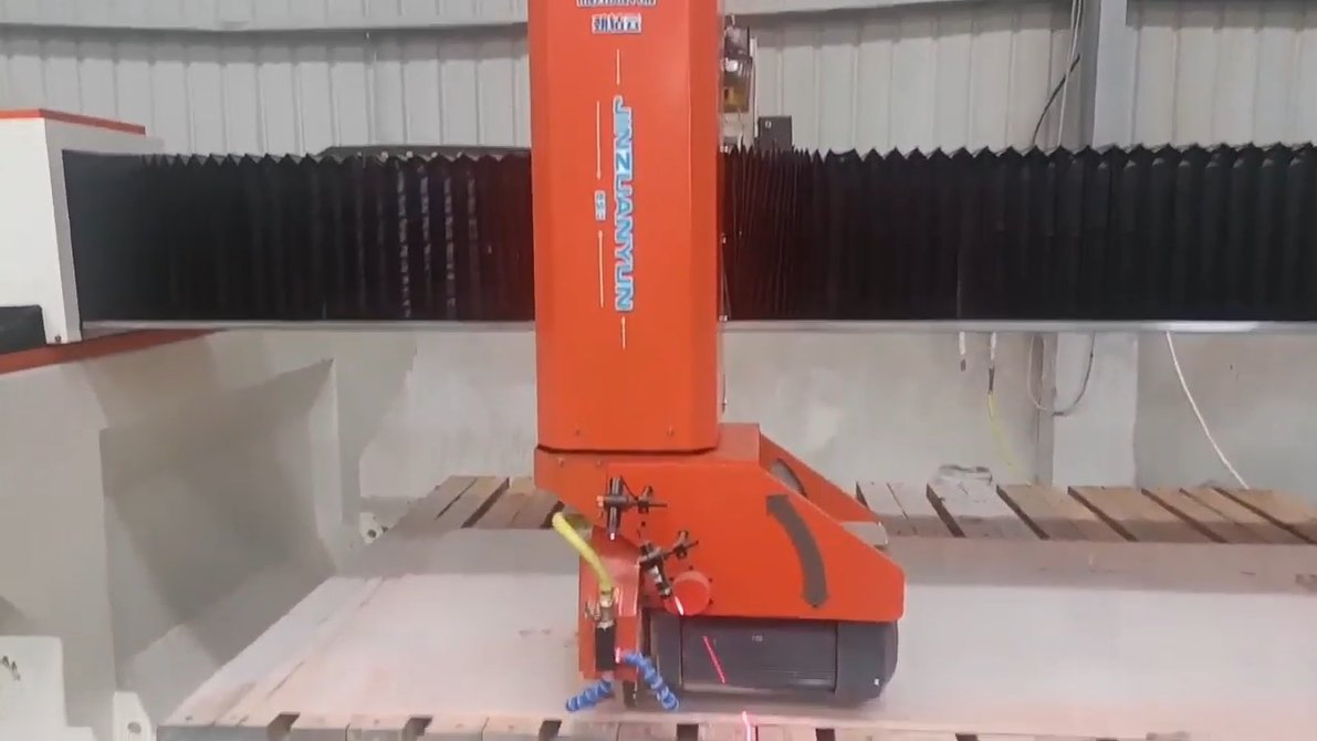 1250 Bridge Type Edge Polisher Stone CNC Lathe Granite Stone Polishing Machine