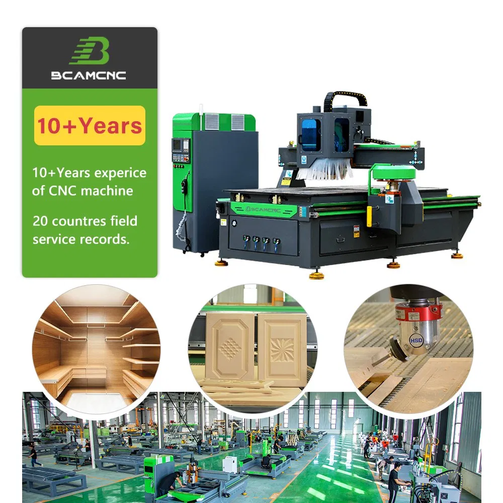 Factory Supply 1325 Atc CNC Woodworking Router Hot Sell Wood Furniture Cabinet Door Making Machine Auto Tools Changer Router