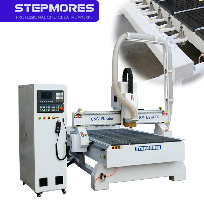Atc 1325 Woodworking Engraving Machine Automatic Tool Change CNC Router Supplier CNC Router 3 Axis Wood CNC Router for Sale