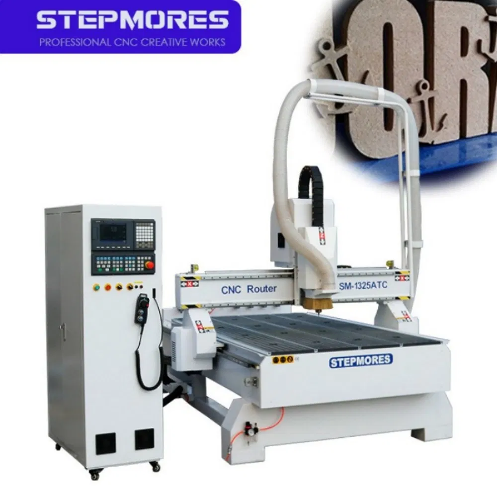 Woodworking CNC Router Machine with Auto Tool Changer Furniture Making 1325 Atc CNC Machine for Wooden High Precision