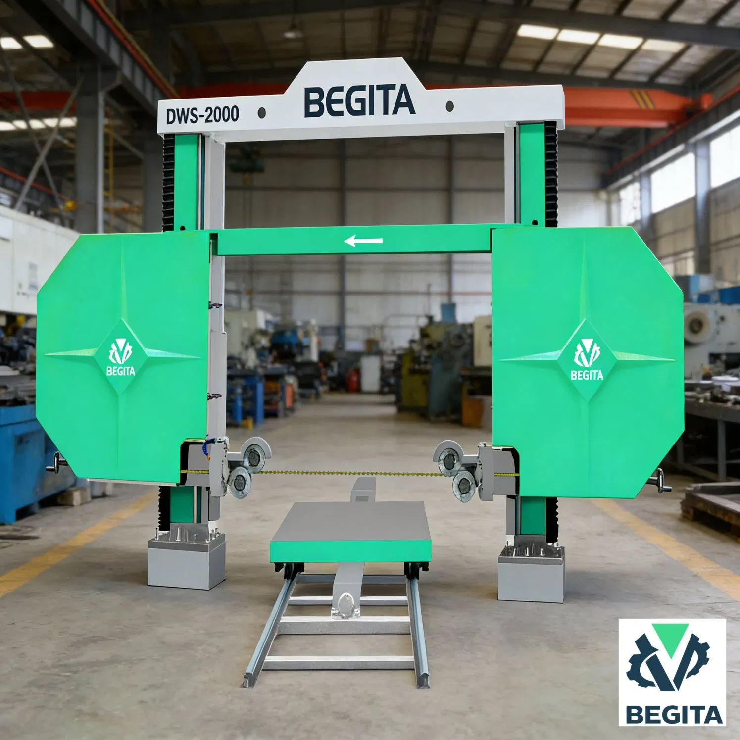 High-Performance CNC Wire Saw Machine for Precision Stone Cutting and Profiling Works