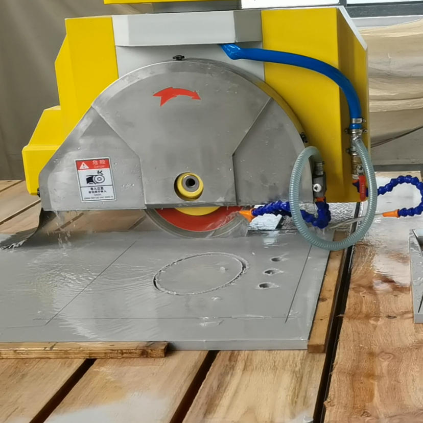 Zhengda Automatic Stone Cutting Machine 5-Axis CNC Bridge Saw for Countertop Edge Profiling Sink Cutout with High-Speed Spindle