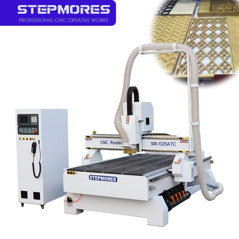 Atc 1325 Woodworking Engraving Machine Automatic Tool Change CNC Router Supplier CNC Router 3 Axis Wood CNC Router for Sale