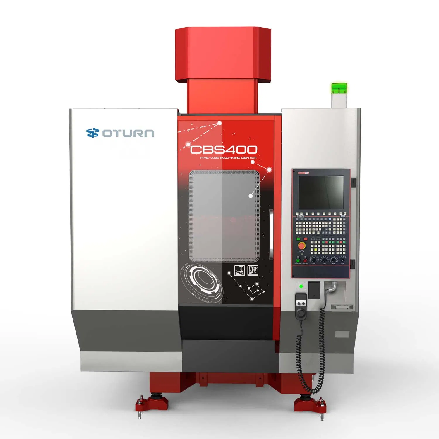 5 Axis Simultaneous CNC Machining Center Vertical High Precision CBS400 Vmc Milling Machine