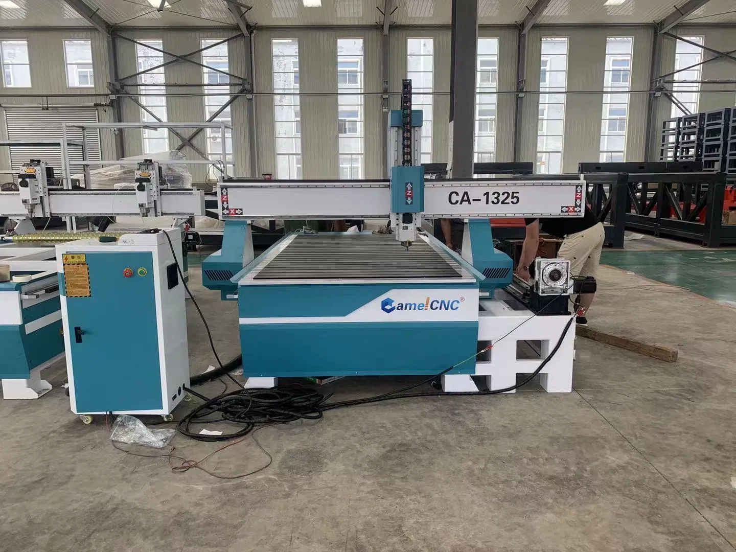 3D Router CNC 4 Axis 1325 Wood Carving Machinery Router/CNC Woodworking Router with Rotary Axis for Furniture Legs CNC Cutting 4 Axis Precio