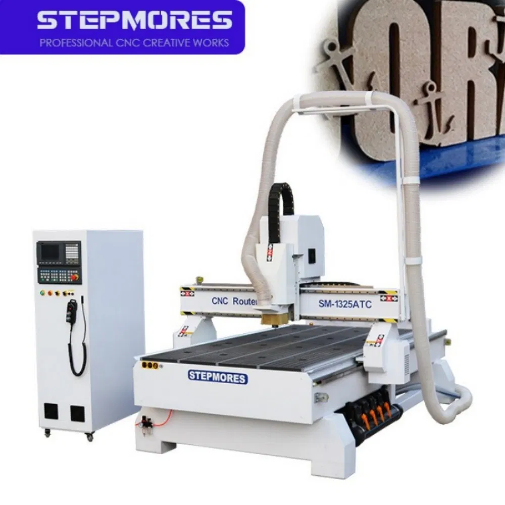 Woodworking CNC Router Machine with Auto Tool Changer Furniture Making 1325 Atc CNC Machine for Wooden High Precision