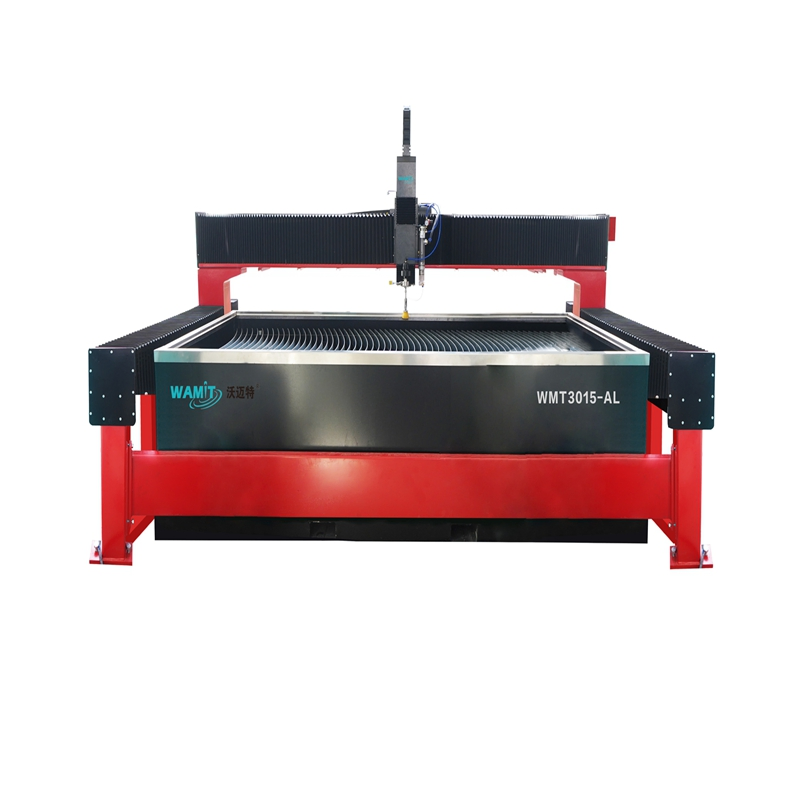 3 Axis 5 Axis 300mm Water Jet Stone Cutter Laminated Glass Bathroom Door Window CNC Water Jet Cutting Machine