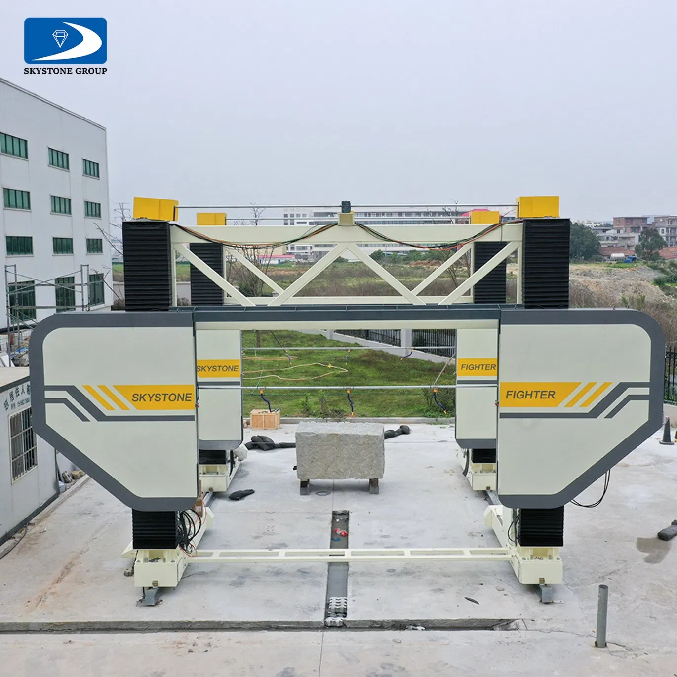 Skystone CNC Mono Wire Saw Machine for Complex Stone Profiling Projects