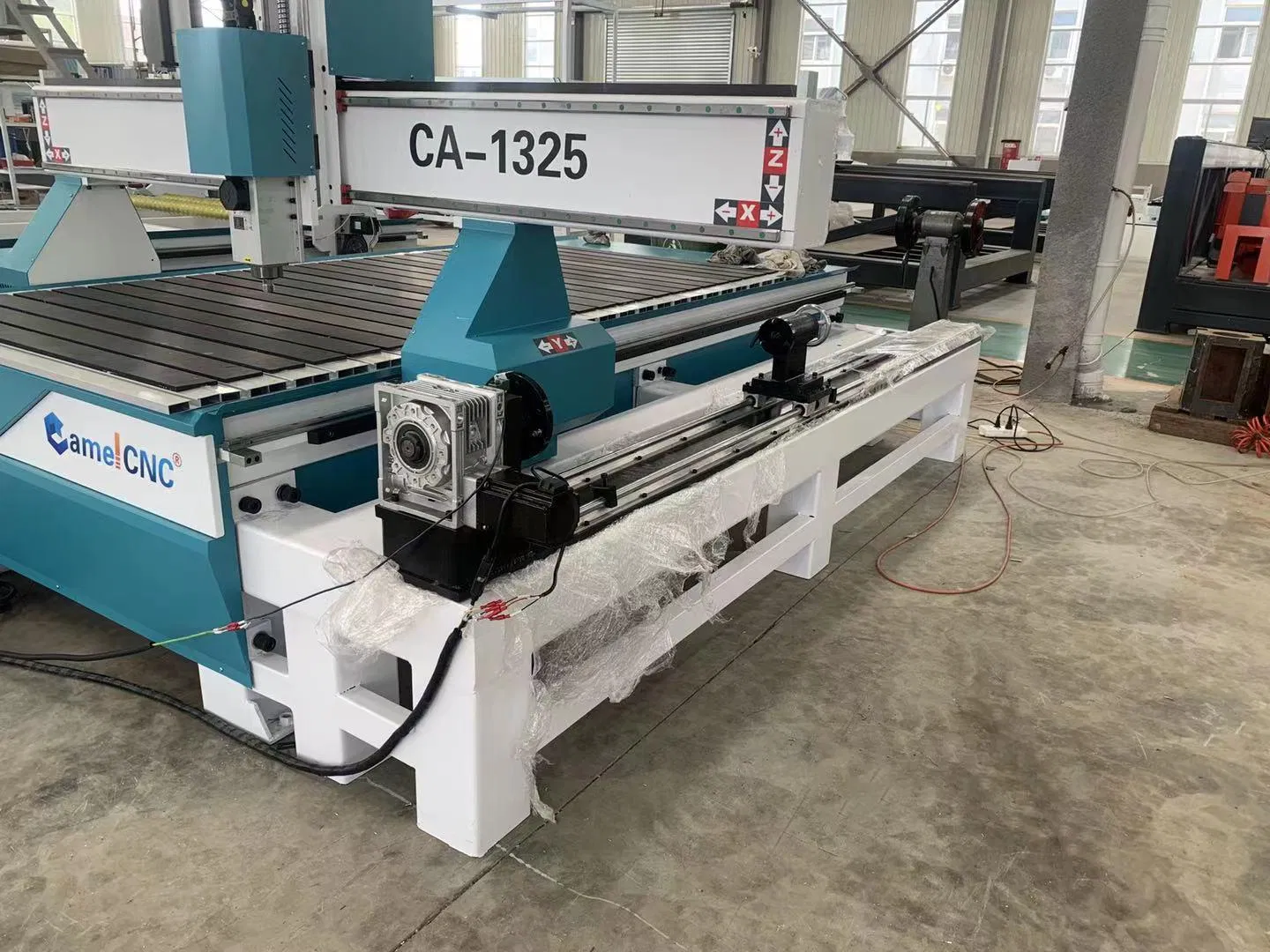 3D Router CNC 4 Axis 1325 Wood Carving Machinery Router/CNC Woodworking Router with Rotary Axis for Furniture Legs CNC Cutting 4 Axis Precio