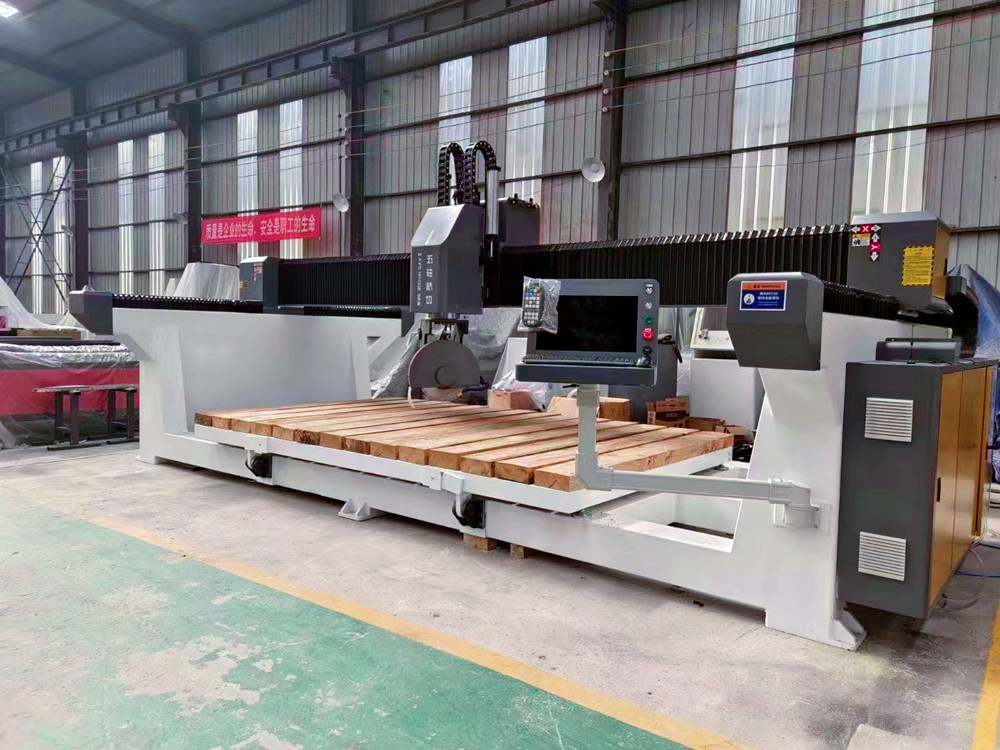 Ca-3215 CNC Bridge Saw 5 Axis 3D Profiling Cutting Machine Granite Stone
