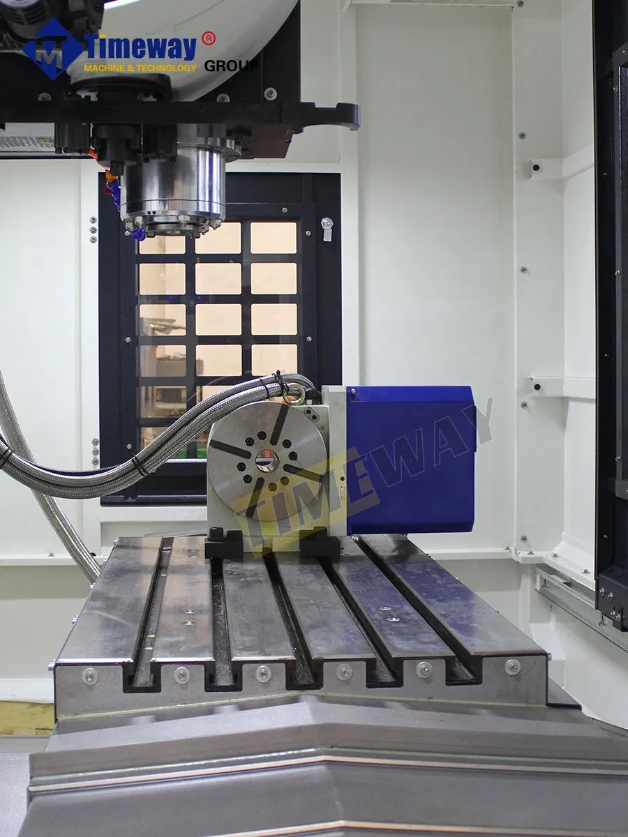 Hot Selling Vmc855g Vertical Machining Center 4-Axis Rotary Table CNC Milling Machine Bt40 Spindle Tapers