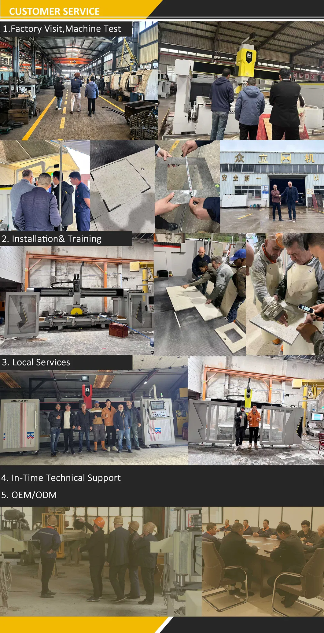 Machine Support and Service