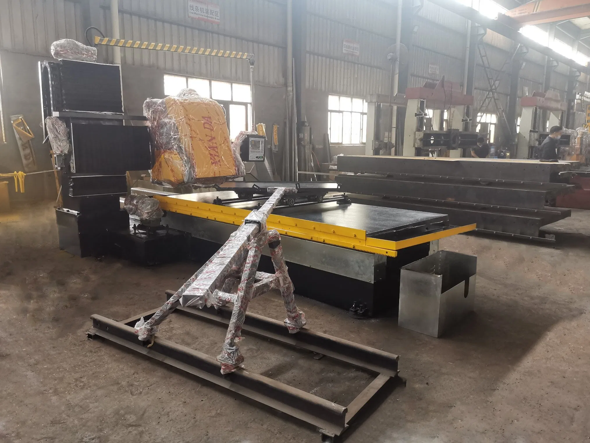 PLC/CNC Linear Profiling Machine Multi Functional Shaped Stone Processing Curved Linear Stone Marble Granite Edge Profile Machine