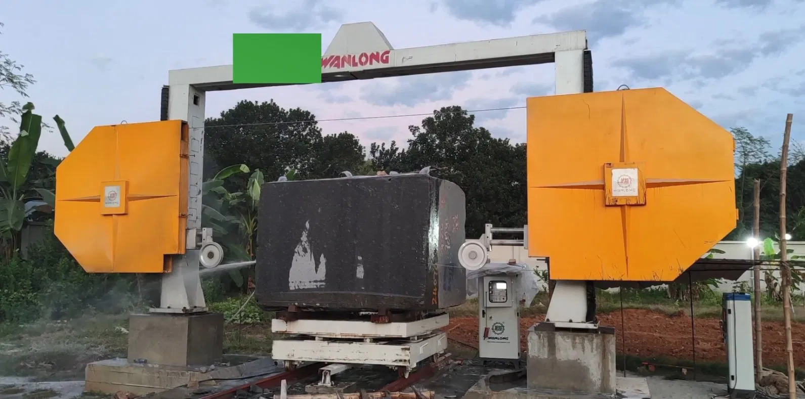 Moving Parts Adopt Imported Spare CNC Diamond Wire Saw Blade Profile Router Stone Profiling Machine for Cutting Granite