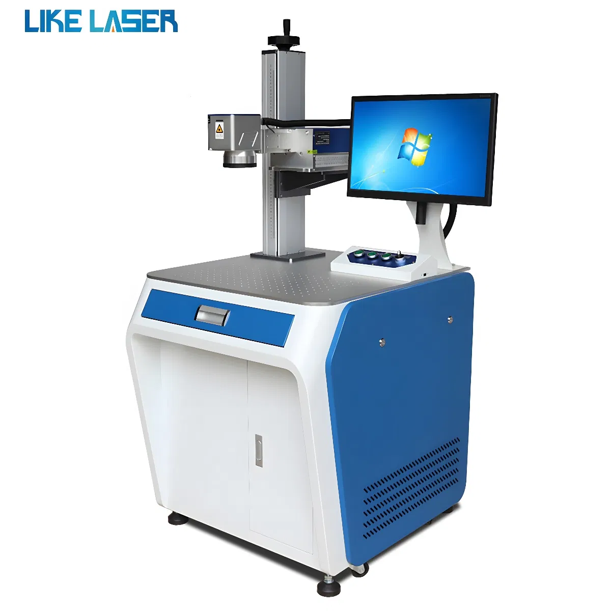 High Precision PCB Glass Plastic N95 3W 5W 10W 355nm 3D UV Laser Marking Engraving Etching Machine