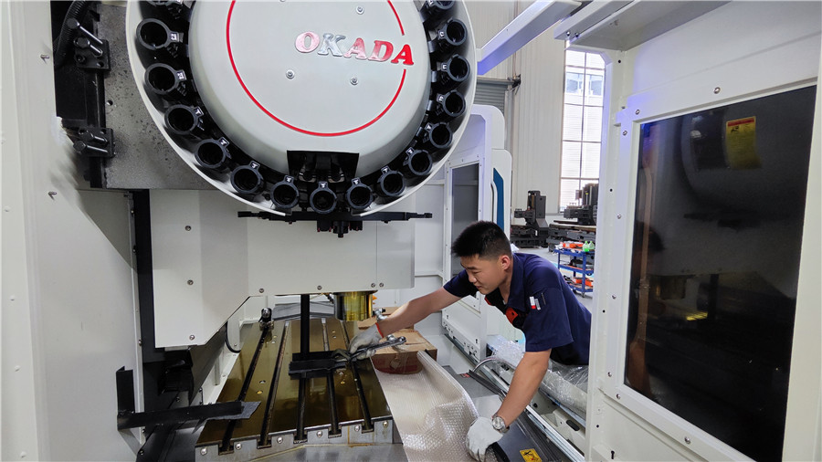 Quality inspection and dimensional verification of finished machines