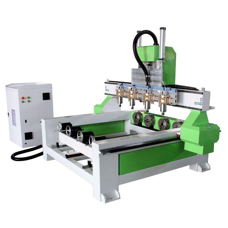 Multi-Spindle CNC Router Machine with Rotary 4 Axis CNC Engraving Machine for Acrylic Wooden
