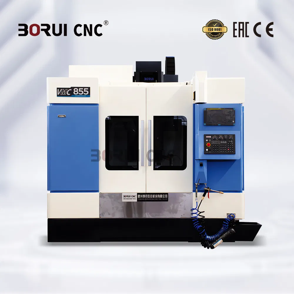 Vmc855 CNC Vertical Machining Center with a 3 Axis Simultaneous Control for Complex Miniature Part and Component Machining.
