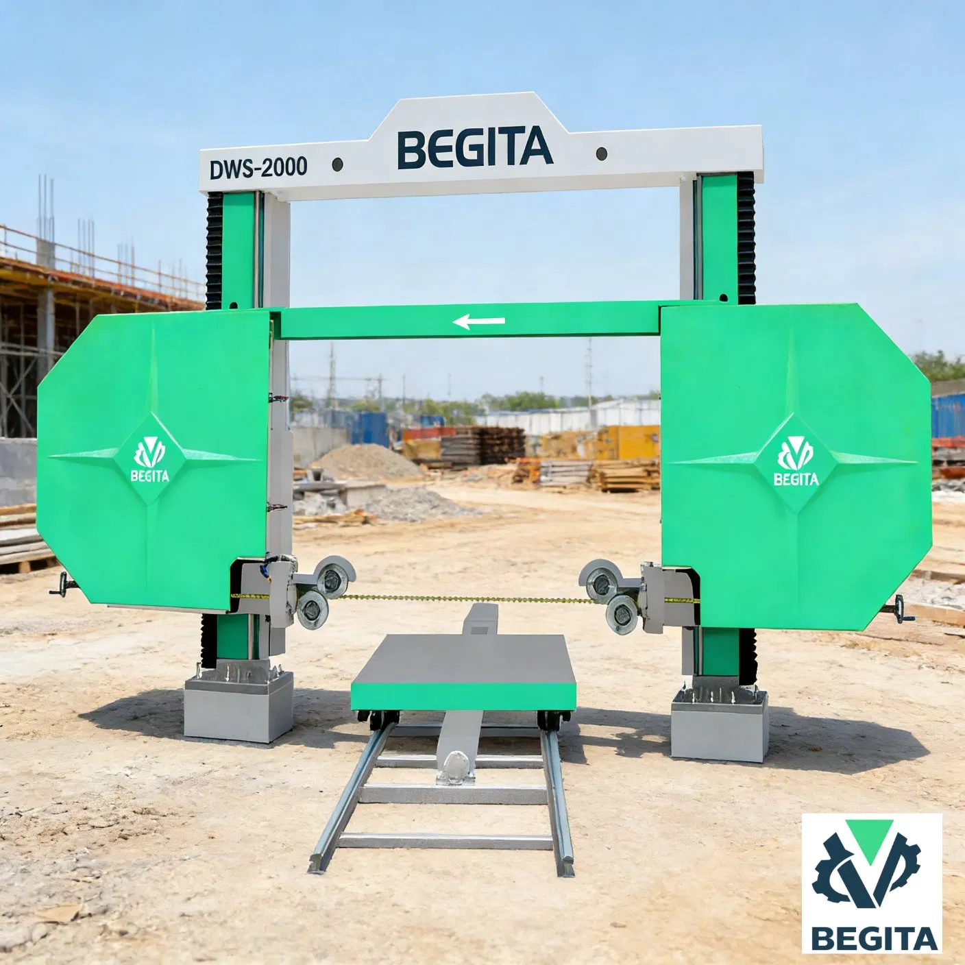 High-Performance CNC Wire Saw Machine for Precision Stone Cutting and Profiling Works