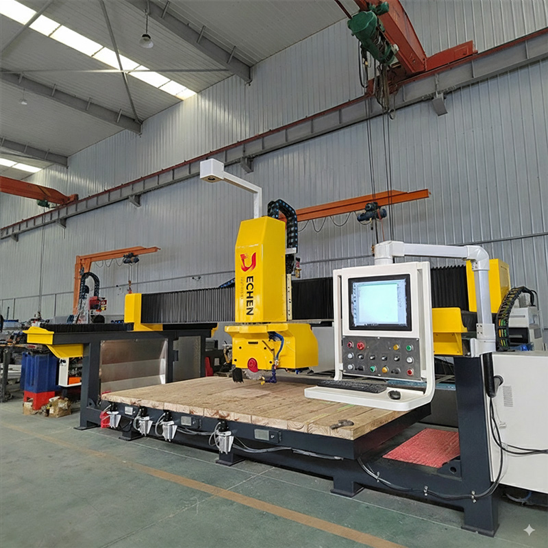 Waterjet Bridge Saw 3 4 5 Axis CNC Stone Cutting Machine for Granite Marble Slab Quartz Kitchen Countertop Milling Processing Router Wholesale Price
