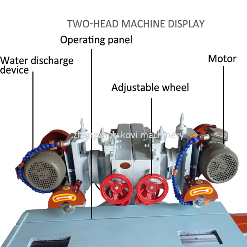 Automatic Stone Marble Tile Cutting Machine Arc Edge Polishing Machine