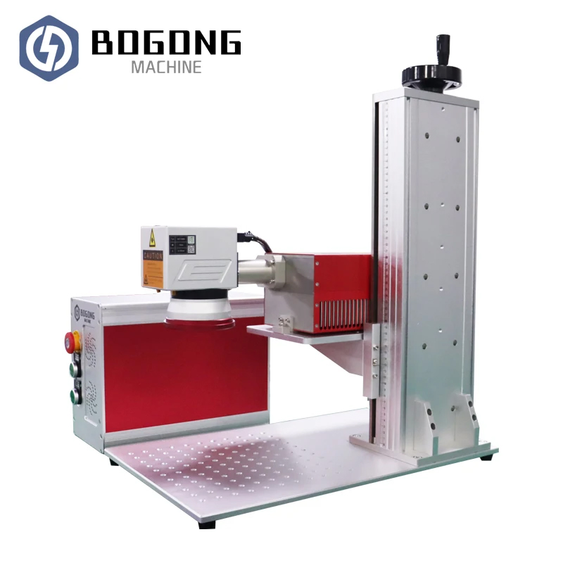Desktop Metal Plastic Steel SMT PCB Automatic Portable Mini Fiber CO2 UV Online 2D Code Laser Engraving Machine