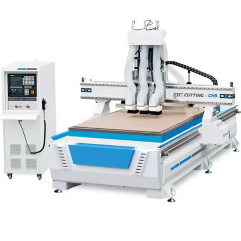 Multi-Function Woodworking Machinery 1530 Multi Spindles Wood CNC Router 3-Head Woodworking Carving Machine for Wood Cutting