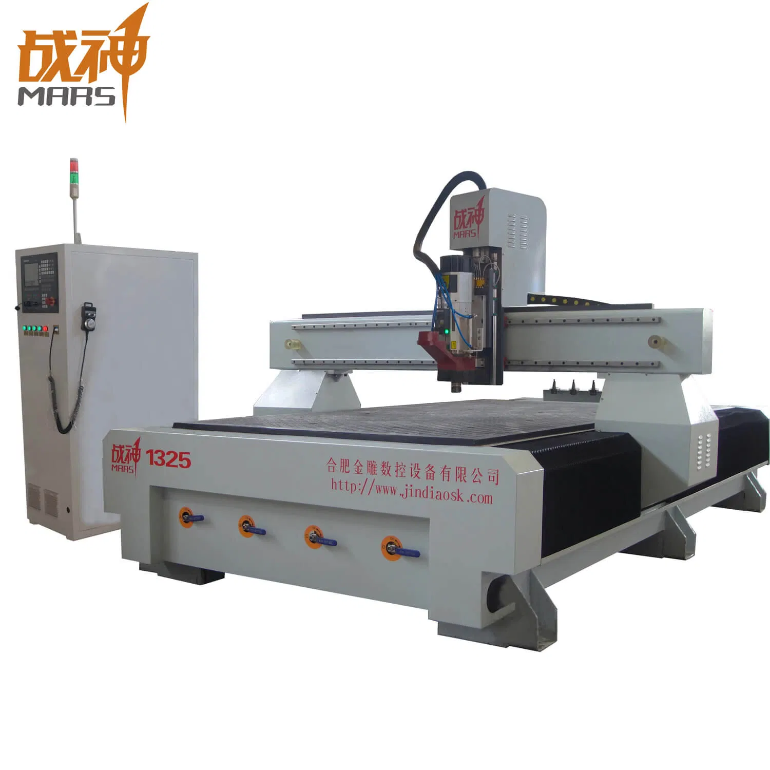 Mars S100 4'x8' CNC Machine 3/4/5 Axis Auto Tool Changer Linear Type Atc 3D Metal CNC Router Rotary Axis 1530 1325 China Factory Price