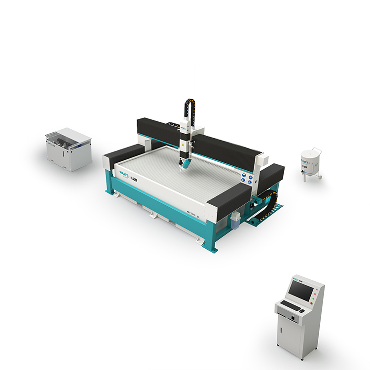 3*2m Abrasive Steel Pipe 350mm Carbon Steel Cut AC 5 Axis CNC Water Jet Equipment Hydro Cutting Machine