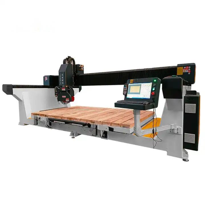 CNC Engraving Stone Cutting Machine Stone Bridge Saw CNC Engraver Stone Edge Engraving Polishing Machine