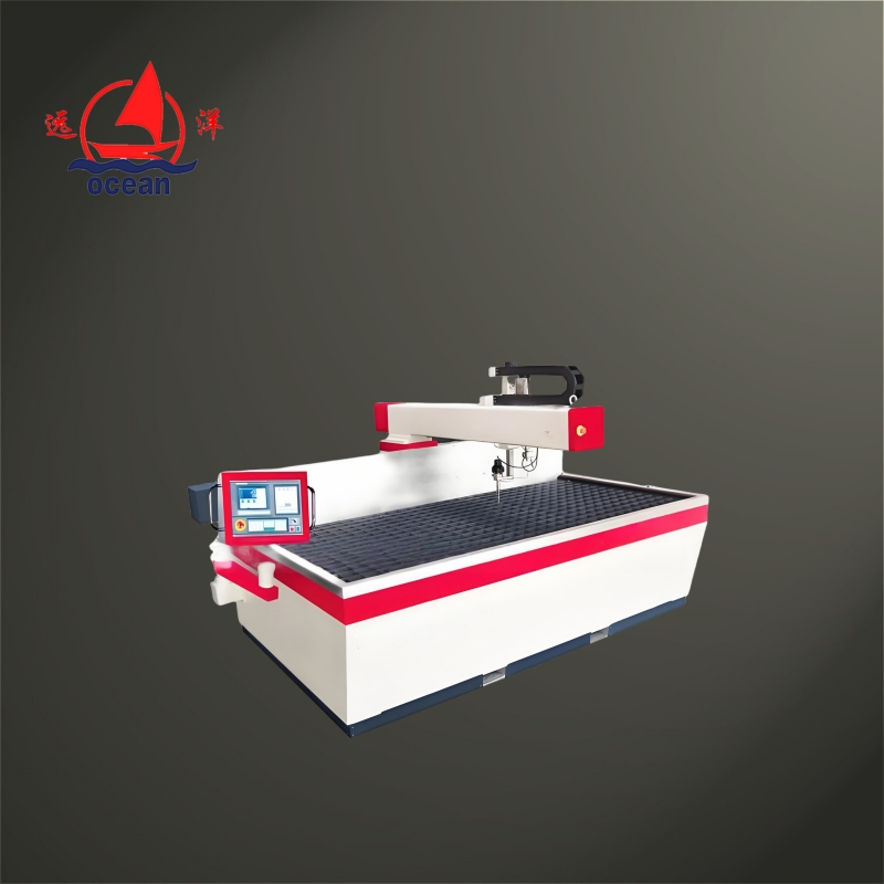 Waterjet 5 Axis CNC Gantry Type Water Jet Stone Cutting Machine for Glass Cutting
