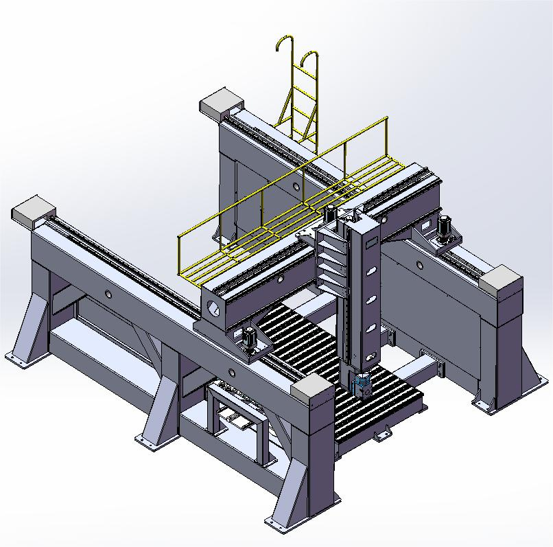 Rhino 2024 Rtcp Best Sales 5 Axis CNC 3D CNC Router Wood Working Machine Center High Precision Gantry Moving CNC Router 1300 2500mm Z 1000mm