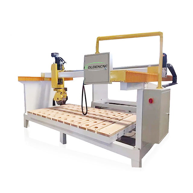 Bridge Saw Stone Shape Milling 3D Edge Profiling Marble Granite Quarz Arc Cutting CNC Machine