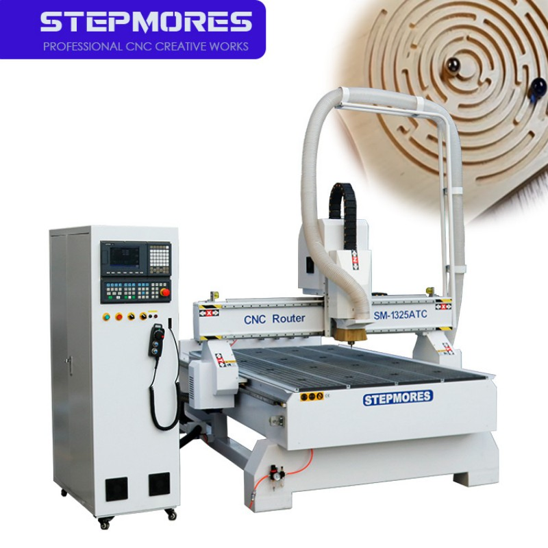 Atc 1325 Woodworking Engraving Machine Automatic Tool Change CNC Router Supplier CNC Router 3 Axis Wood CNC Router for Sale