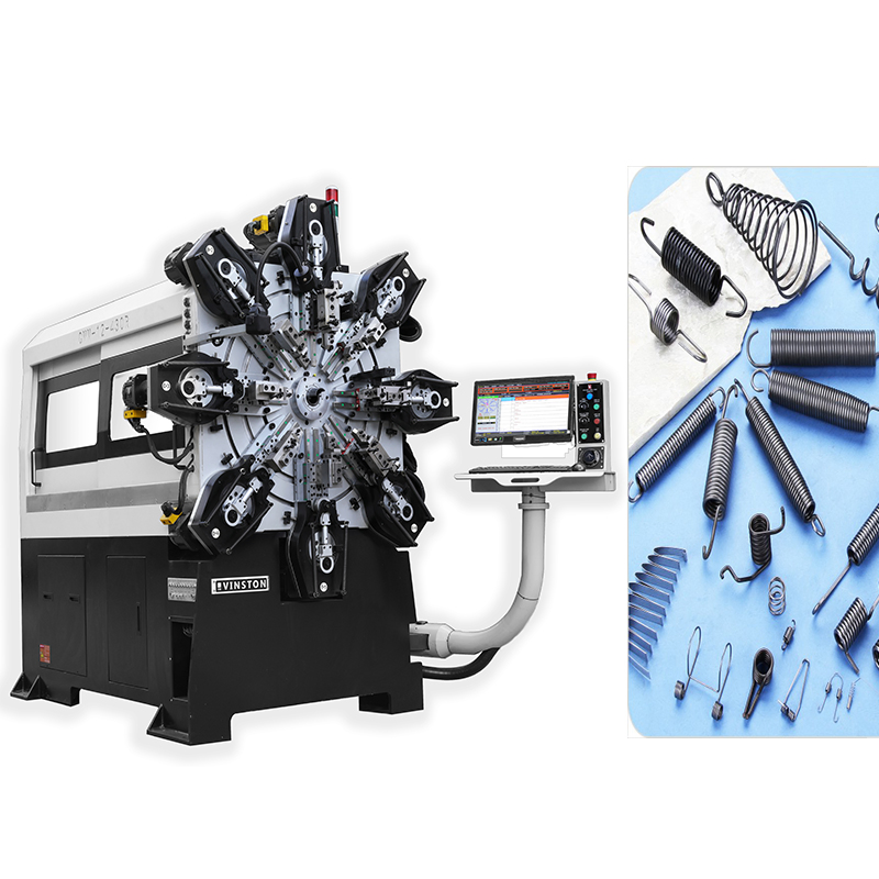 CNC Spiral Spring Forming Machine with Automatic Wire Bender Rotary Quill Spinner Axis Machine