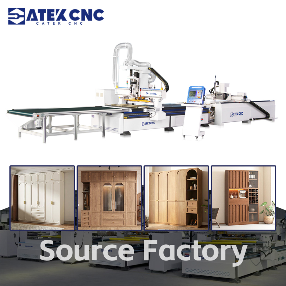 Auto Tool Changer CNC Woodworking Router Atc CNC Wood Router for Furniture