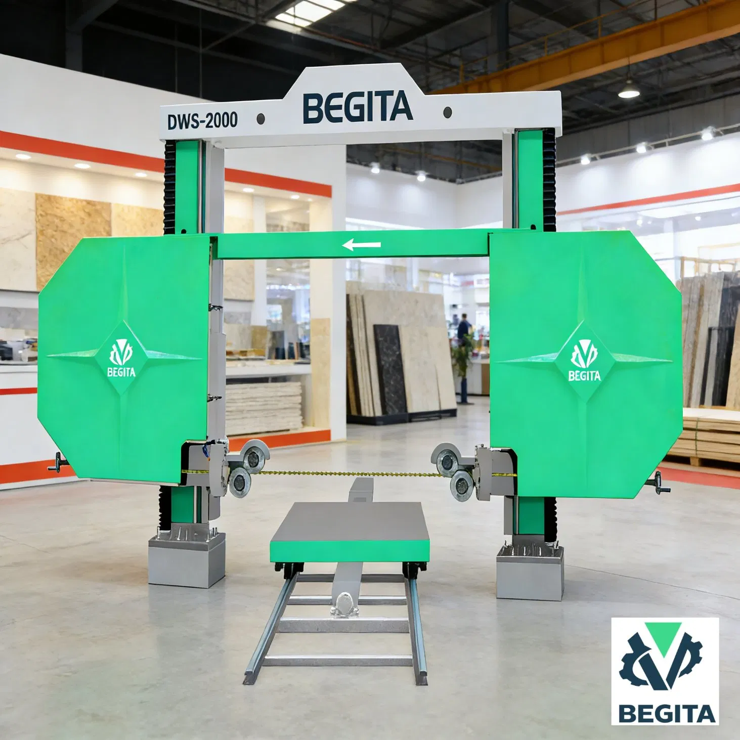 High-Performance CNC Wire Saw Machine for Precision Stone Cutting and Profiling Works