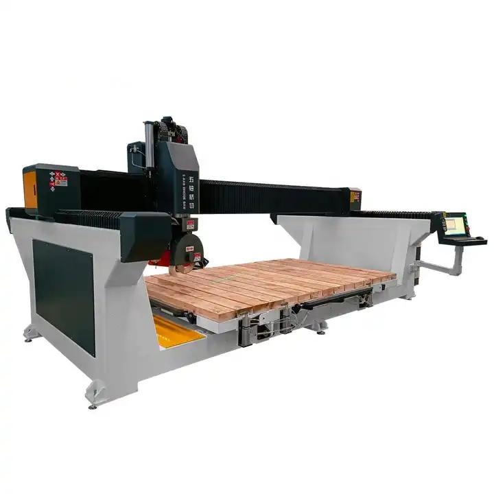 CNC Engraving Stone Cutting Machine Stone Bridge Saw CNC Engraver Stone Edge Engraving Polishing Machine