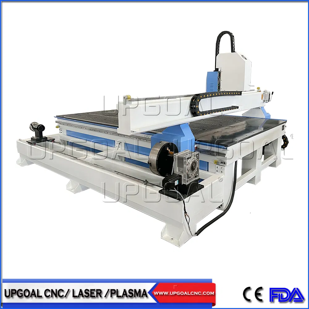 4 Axis Wood Router Woodworking CNC with Rotary Axis 320*2900mm