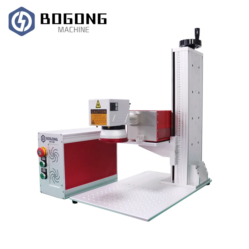 Desktop Metal Plastic Steel SMT PCB Automatic Portable Mini Fiber CO2 UV Online 2D Code Laser Engraving Machine