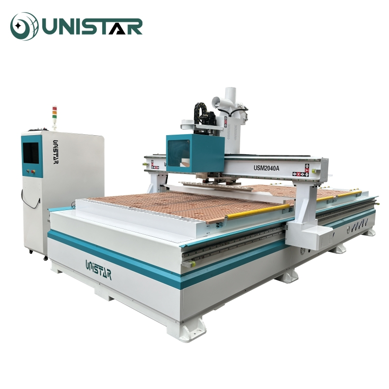 Furnitures Cabinets Atc 3D CNC Woodworking Wood Carving Router 1325 1530 2030 with Linear Type Auto Tool Changer