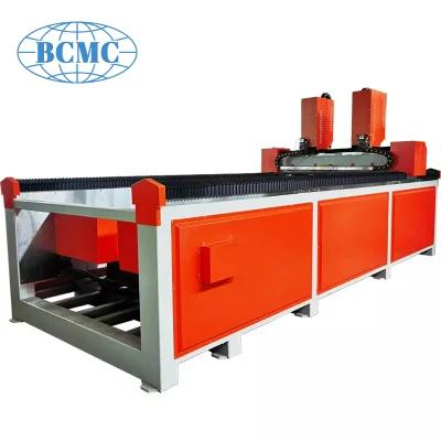 2026 Bcmc Automatically 3D Stone Carving Engine CNC Granite Router Stone Pillars Engraving Machine with Rotary Axis and Remote Control Affordable Price