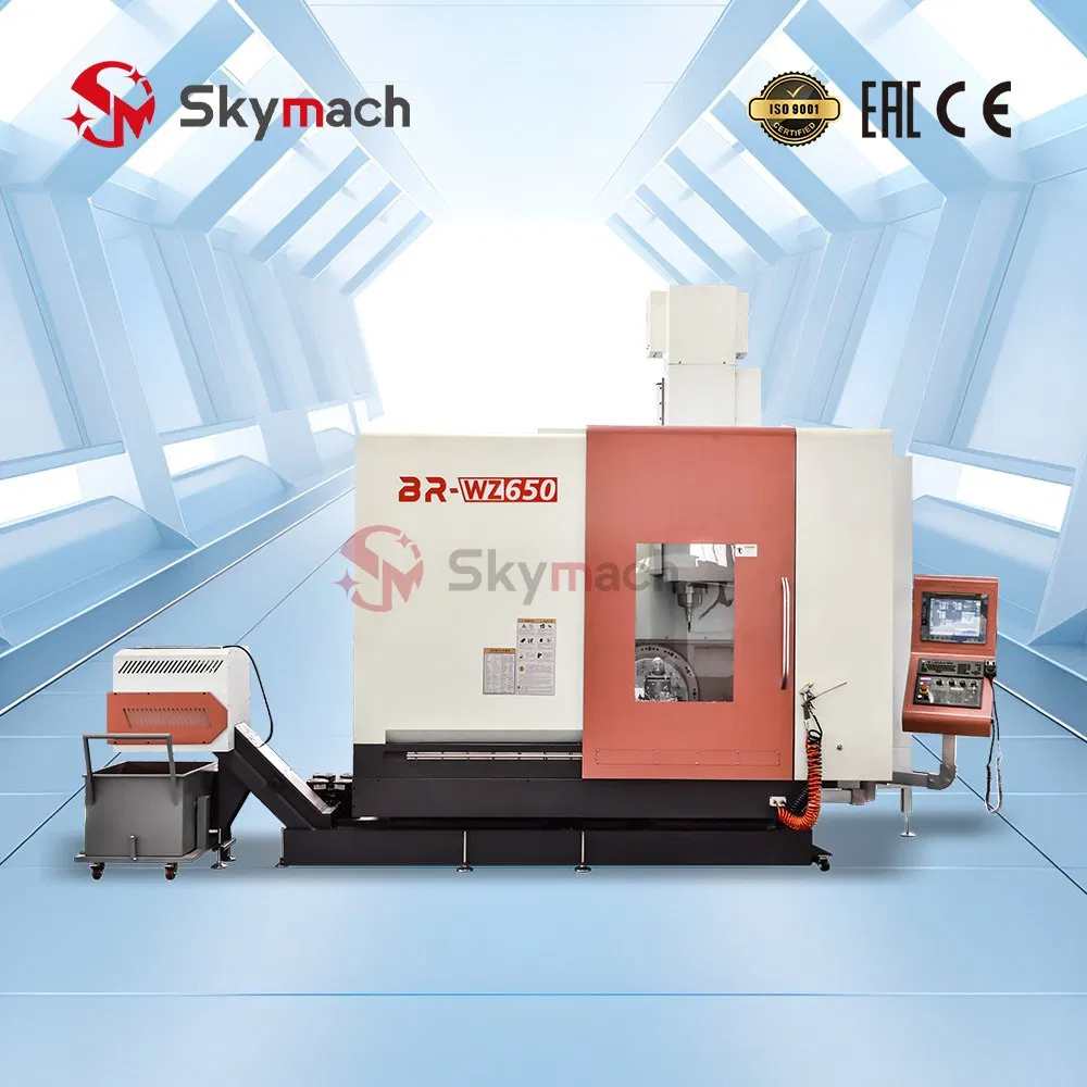 High Precision 5 Axis Machining Center Br-Wz650 Five Axes Simultaneous with Dd Motor Electric Spindle