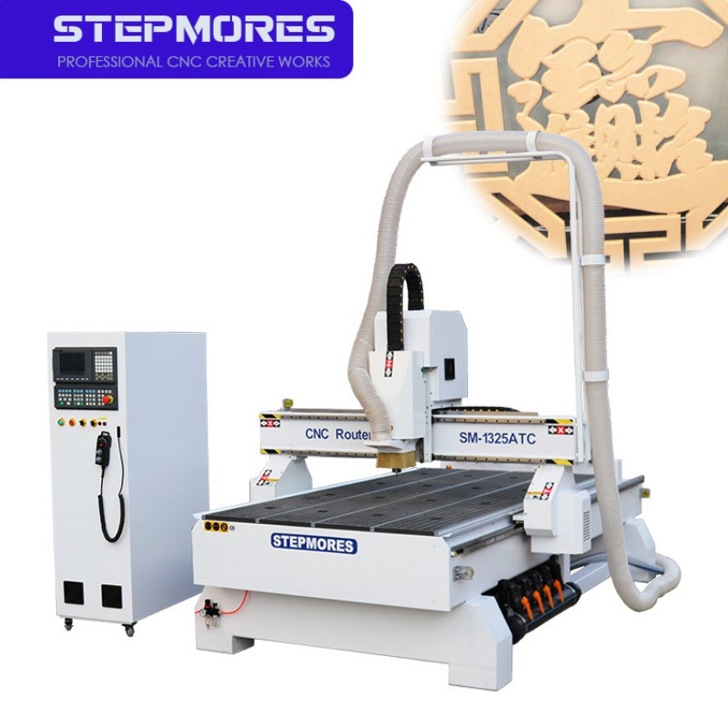 Atc 1325 Woodworking Engraving Machine Automatic Tool Change CNC Router Supplier CNC Router 3 Axis Wood CNC Router for Sale