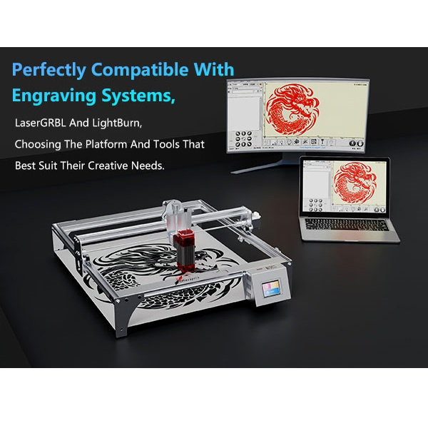 Bestseller 2-in-1 10W Laser Engraving and Cutting Machine, Professional Desktop Dual-Purpose, Compatible with Wood, Leather and Acrylic, Supports Lightburn,