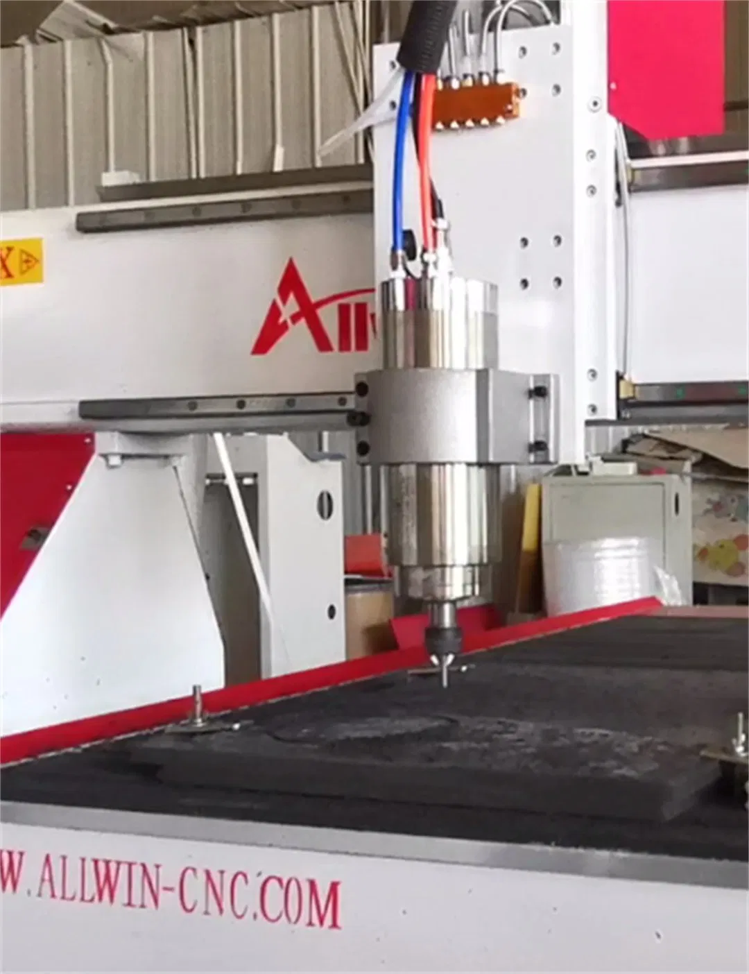 5 Axis Wood CNC Router with Rotary Carving Engraving Bits Furniture Woodworking
