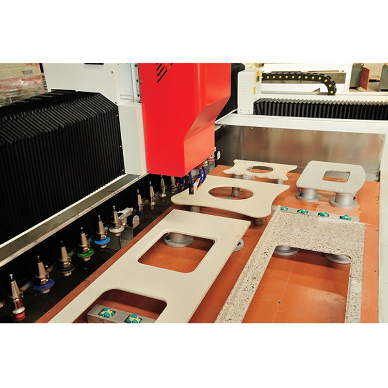 Factory Outlet Quartz Stone CNC Machine for Countertops Artificial Stone Drilling Profiling Polishing Machine