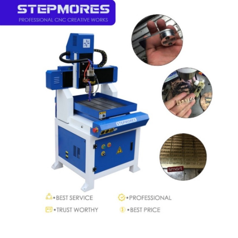 CNC Router Engraving Machine for Acrylic PCB Aluminum Desktop 3 Axis Milling Machine