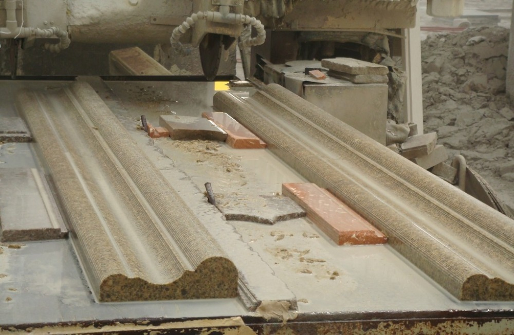 PLC/CNC Linear Profiling Machine Multi Functional Shaped Stone Processing Curved Linear Stone Marble Granite Edge Profile Machine